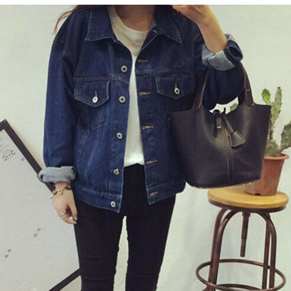 women denim jacket outerwear faded ripped fitted vintage boyfriend oversized coat female jackets veste en jeans pour femme, Black;brown
women denim jacket outerwear faded ripped fitted vintage boyfriend oversized coat female jackets veste en jeans pour femme, Black;brown