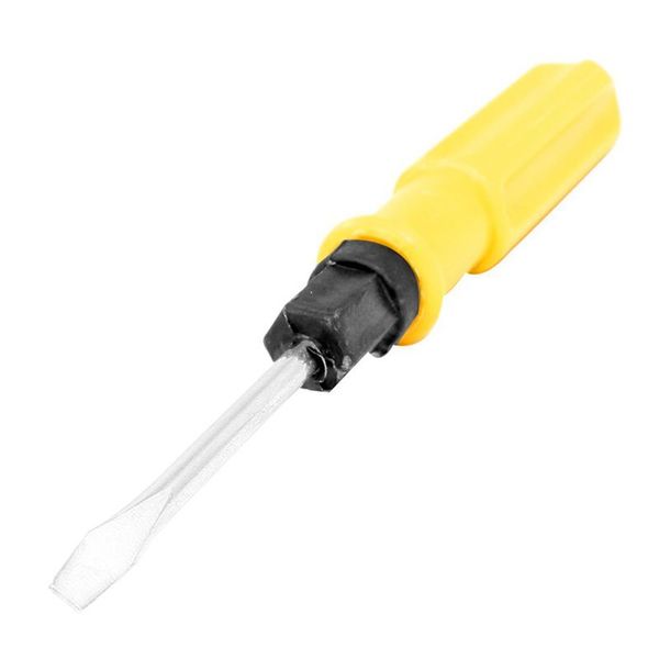 big deal yellow plastic handle double ways slotted cross screwdriver head 16 cm long
big deal yellow plastic handle double ways slotted cross screwdriver head 16 cm long
