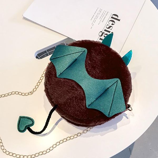 2020 new plush bat small round bag halloween devil handbag cute cartoon women chain shoulder bags with tail
2020 new plush bat small round bag halloween devil handbag cute cartoon women chain shoulder bags with tail