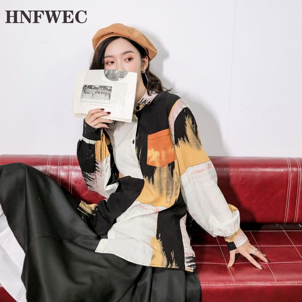 sunset print blouse women 2020 long sleeve collared button up shirt loose colorblock spring clothes for women t652, White
sunset print blouse women 2020 long sleeve collared button up shirt loose colorblock spring clothes for women t652, White