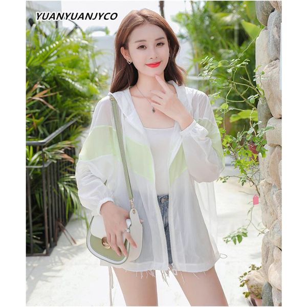 yuanyuanjyco summer woman jackets for women thin transparent patchwork colour long sleeve hooded zip sunscreen women jacket 2020, Black;brown
yuanyuanjyco summer woman jackets for women thin transparent patchwork colour long sleeve hooded zip sunscreen women jacket 2020, Black;brown