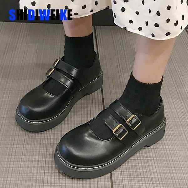 spring autumn women mary janes shoes buckle lolita shoes black platform on flat retro casual girls zapatos mujer ab248
spring autumn women mary janes shoes buckle lolita shoes black platform on flat retro casual girls zapatos mujer ab248