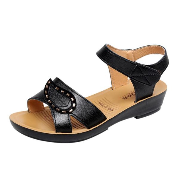 sagace summer sandals women shoes beach leather wedges ankle sandals non-slip hook & loop shoes zapatos de mujer, Black
sagace summer sandals women shoes beach leather wedges ankle sandals non-slip hook & loop shoes zapatos de mujer, Black