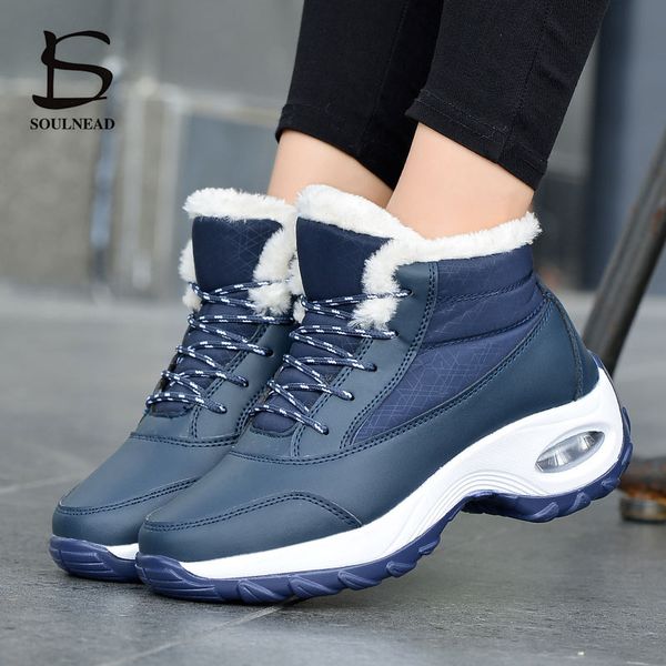 women's winter warm outdoor sports shoes plus cotton waterproof anti-skiing walking shoe ladies girl plush sneakers female shoes, Black
women's winter warm outdoor sports shoes plus cotton waterproof anti-skiing walking shoe ladies girl plush sneakers female shoes, Black