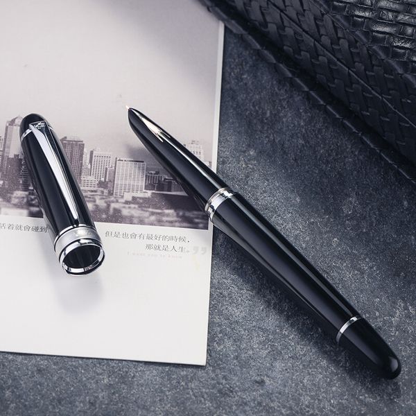hero 100 14k gold nib classic fountain pen arrow mark authentic quality fully metal black-golden / silver clip writing gift set
hero 100 14k gold nib classic fountain pen arrow mark authentic quality fully metal black-golden / silver clip writing gift set