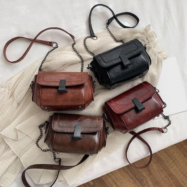 retro pu leather bag women daily chain shoulder messenger simple shopping handbags multicolor zipper crossbody bags
retro pu leather bag women daily chain shoulder messenger simple shopping handbags multicolor zipper crossbody bags