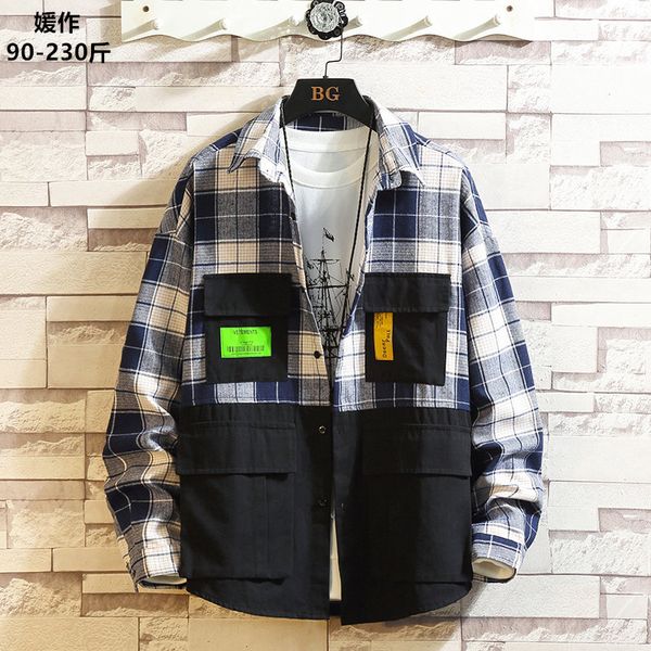 multi-pocket long-sleeved shirt male large size loose autumn japanese street hip-hop youth street wear ulzzang men cotton 50cs, White;black
multi-pocket long-sleeved shirt male large size loose autumn japanese street hip-hop youth street wear ulzzang men cotton 50cs, White;black