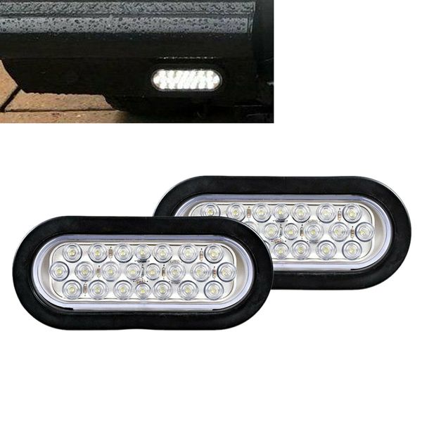 2pcs 6 inch oval white 22 led truck taillight transparent reversing tail light for truck trailer warning light
2pcs 6 inch oval white 22 led truck taillight transparent reversing tail light for truck trailer warning light