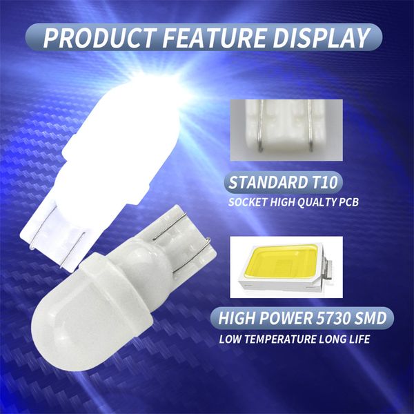t10 car bulbs high power 1.5w 12v led light bulbs 10pcs t10 1.5w high power led original car plug design#913y30
t10 car bulbs high power 1.5w 12v led light bulbs 10pcs t10 1.5w high power led original car plug design#913y30