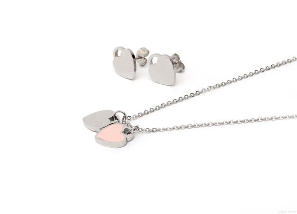 charm english letters double heart pendant necklace gold silver plated stainless steel necklace earring set for women jewelry
charm english letters double heart pendant necklace gold silver plated stainless steel necklace earring set for women jewelry