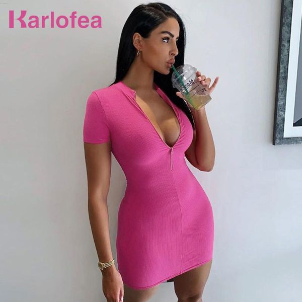 karlofea lady girls elegant fashion everyday wear chic solid ribbed short sleeve dress new female casual bodycon zipper vestidos, Black;gray
karlofea lady girls elegant fashion everyday wear chic solid ribbed short sleeve dress new female casual bodycon zipper vestidos, Black;gray