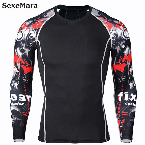2018 mens compression shirts 3d teen jerseys long sleeve running clothes fitness men crossfit t-shirts tights brand clothing, Black;blue
2018 mens compression shirts 3d teen jerseys long sleeve running clothes fitness men crossfit t-shirts tights brand clothing, Black;blue
