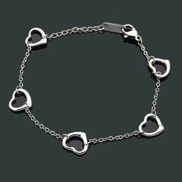 2020 new silver heart rings stainless steel chains bracelet with box and dastbag size, Golden;silver
2020 new silver heart rings stainless steel chains bracelet with box and dastbag size, Golden;silver