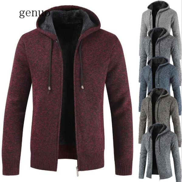 men's sweaters sweater autumn and winter sling hooded zipper cardigan jacket plus velvet thick warm large size slim casual, White;black
men's sweaters sweater autumn and winter sling hooded zipper cardigan jacket plus velvet thick warm large size slim casual, White;black