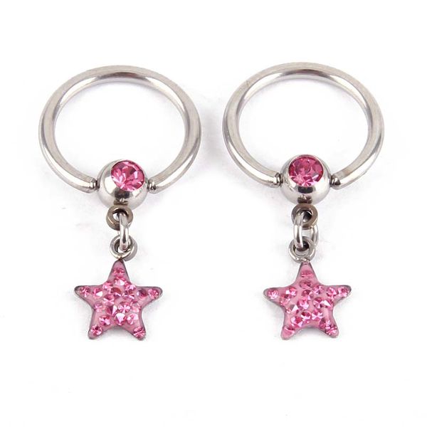 1pc stainless steel closure bead ring with dangle star lip nose septum rings ear rings body piercing nariz jewelry pirsing, Slivery;golden
1pc stainless steel closure bead ring with dangle star lip nose septum rings ear rings body piercing nariz jewelry pirsing, Slivery;golden