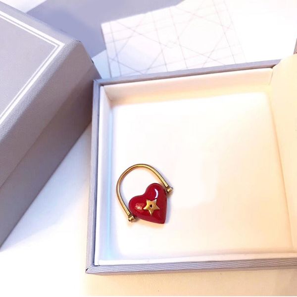 2019 new pentagram drop oil red heart love ring for woman concise fashion jewelry for woman, Golden;silver
2019 new pentagram drop oil red heart love ring for woman concise fashion jewelry for woman, Golden;silver