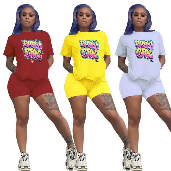 color shorts fashion famale two piece set women short sleeve tshirt tracksuit fashion colorful letters crew neck tees solid, Gray
color shorts fashion famale two piece set women short sleeve tshirt tracksuit fashion colorful letters crew neck tees solid, Gray