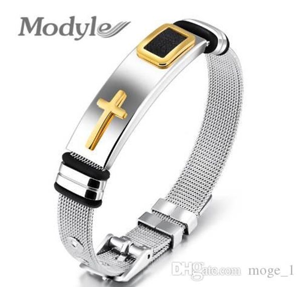 new gold-color cross браслет для мужчин женщины из нержавеющей стали прохладный мужчины ювелирные подарки, Golden;silver
new gold-color cross браслет для мужчин женщины из нержавеющей стали прохладный мужчины ювелирные подарки, Golden;silver