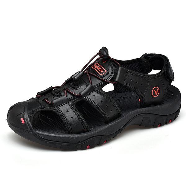 classic men sandals comfortable men summer shoes leather sandals big size soft sandals man roman sandal comfortable real leather, Black
classic men sandals comfortable men summer shoes leather sandals big size soft sandals man roman sandal comfortable real leather, Black