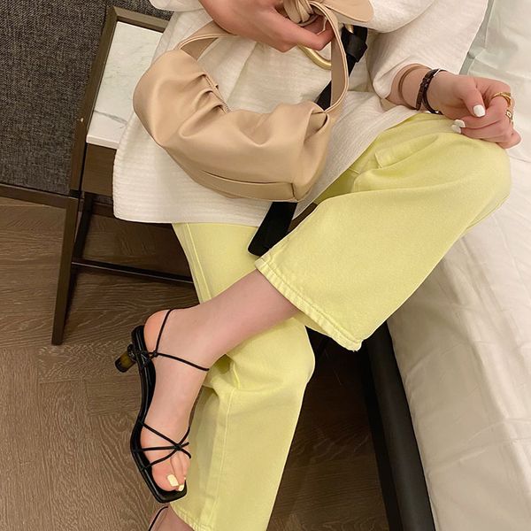 sandals stiletto heels 2020 women's retro woman shoes med suit female beige breathable cross-shoes square toe ankle strap sale, Black
sandals stiletto heels 2020 women's retro woman shoes med suit female beige breathable cross-shoes square toe ankle strap sale, Black