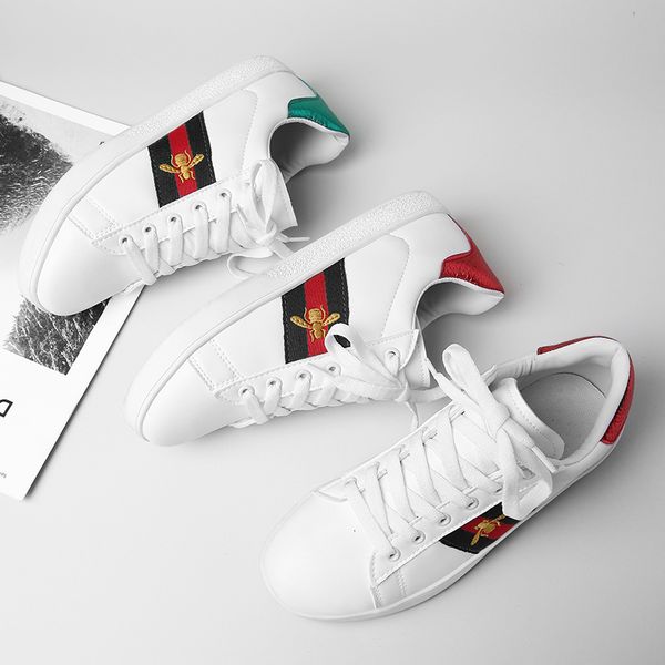 2020 autumn fashion girls casual shoes girl sneakers brand shoe all-match bee embroidered breathable flat leather shoes, Black
2020 autumn fashion girls casual shoes girl sneakers brand shoe all-match bee embroidered breathable flat leather shoes, Black