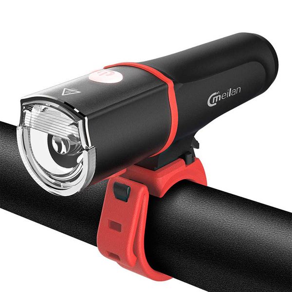 meilan c4 bike light set usb charging led bicycle front light waterproof headlights 60lux far near cycling built-in 2500ma 
meilan c4 bike light set usb charging led bicycle front light waterproof headlights 60lux far near cycling built-in 2500ma