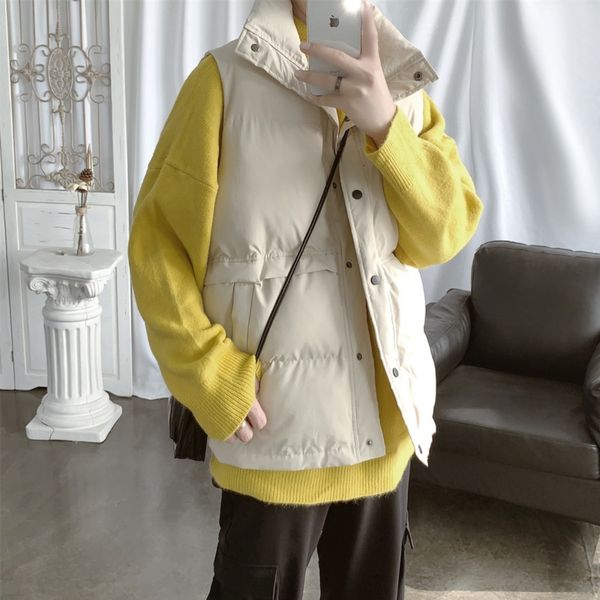 winter down vest men warm thick fashion stand collar vest jacket men streetwear solid loose cotton gilet coat male clothes m-2xl, Black;white
winter down vest men warm thick fashion stand collar vest jacket men streetwear solid loose cotton gilet coat male clothes m-2xl, Black;white