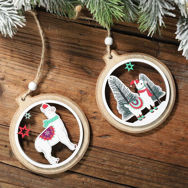 1pc 9styles creative lama alpaca christmas decorations wooden hanging pendant home embellishment xmas tree hollow drop ornaments
1pc 9styles creative lama alpaca christmas decorations wooden hanging pendant home embellishment xmas tree hollow drop ornaments