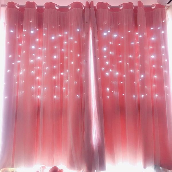 hollow star pink blackout curtains for living room bedroom window curtain for princess room blinds stitched with white voile 1pc
hollow star pink blackout curtains for living room bedroom window curtain for princess room blinds stitched with white voile 1pc