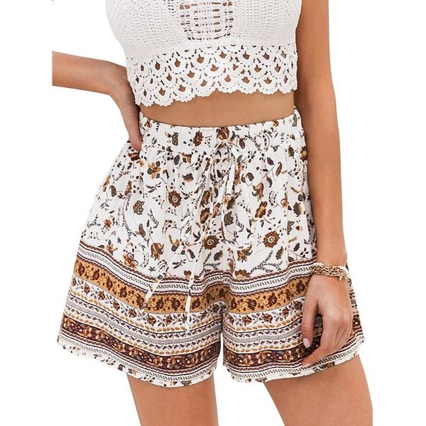 hippie summer beach wear floral printed shorts high waist elastic vintage short feminino 2020 loose casual boho women shorts #c, White;black
hippie summer beach wear floral printed shorts high waist elastic vintage short feminino 2020 loose casual boho women shorts #c, White;black
