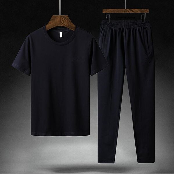2020 new fp3362 summer fashion sports suit 2-piece fashion casual breathable solid color men's t shirt set, Gray
2020 new fp3362 summer fashion sports suit 2-piece fashion casual breathable solid color men's t shirt set, Gray