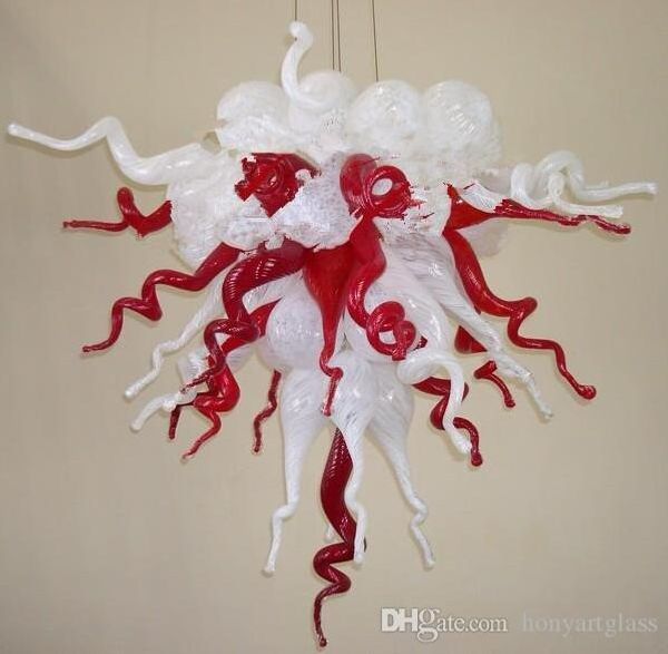 Free Air Freight Big House Deco Blown Glass Lighting Red and White Bedroom Hanging LED Chandelier
Free Air Freight Big House Deco Blown Glass Lighting Red and White Bedroom Hanging LED Chandelier