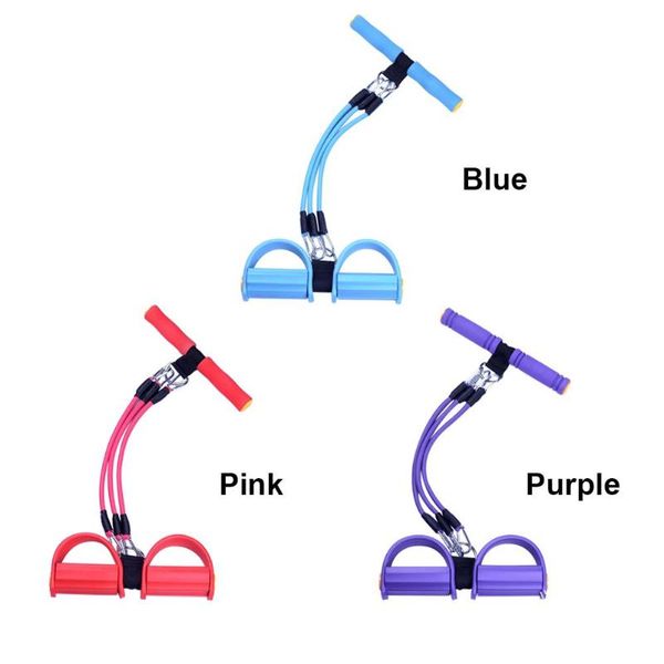 tpe fitness 3 tube resistance bands foot pedal exerciser sit-up pull rope
tpe fitness 3 tube resistance bands foot pedal exerciser sit-up pull rope
