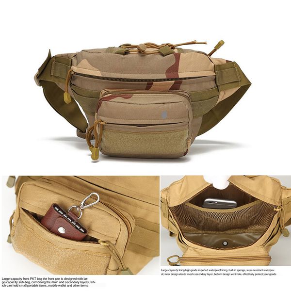 utility tactical waist pack outdoor bag men camping hiking waist water bottle belt bags camouflage fanny pack
utility tactical waist pack outdoor bag men camping hiking waist water bottle belt bags camouflage fanny pack