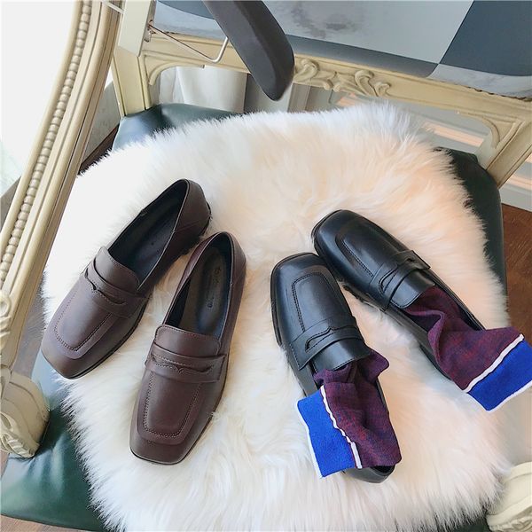 boussac vintage square toe women loafers british style flat loafers shoes women slip on solid flats shoes swa0375, Black
boussac vintage square toe women loafers british style flat loafers shoes women slip on solid flats shoes swa0375, Black