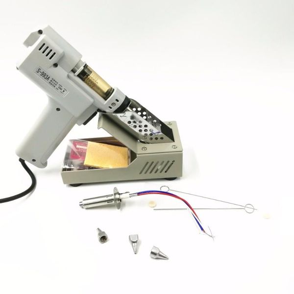 110v/220v desoldering gun electric absorb gun s-993a electric vacuum desoldering pump solder sucker 100w
110v/220v desoldering gun electric absorb gun s-993a electric vacuum desoldering pump solder sucker 100w