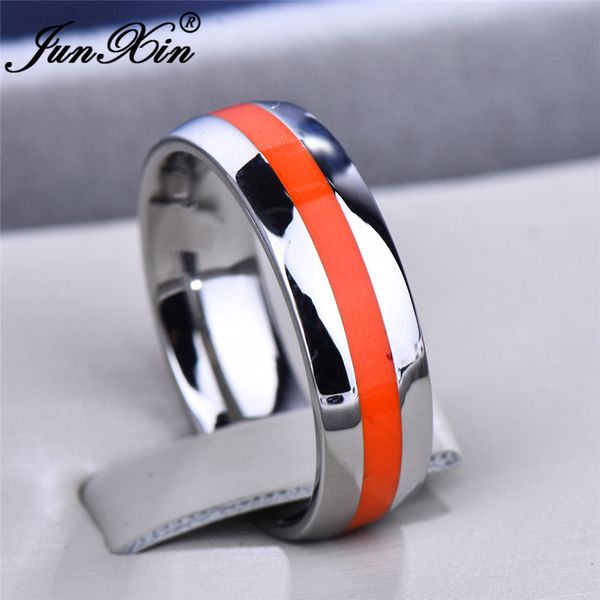 junxin female male stainless steel rings for couples orange circle round finger ring women mens engagement wedding jewelry gifts, Slivery;golden
junxin female male stainless steel rings for couples orange circle round finger ring women mens engagement wedding jewelry gifts, Slivery;golden