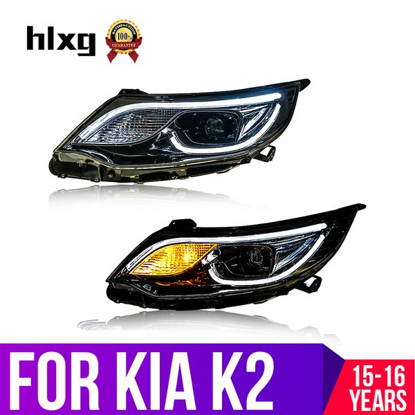 hlxg car lights head lamp case for kia rio k2 2015 2016 headlights led headlight drl lens double beam bi-xenon car accessories
hlxg car lights head lamp case for kia rio k2 2015 2016 headlights led headlight drl lens double beam bi-xenon car accessories