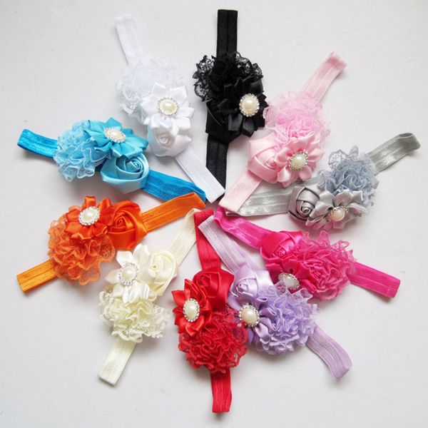 new infant kids baby rose flower pearl headbands girl lace headwear pgraphy props newborn hair accessories, Slivery;white
new infant kids baby rose flower pearl headbands girl lace headwear pgraphy props newborn hair accessories, Slivery;white