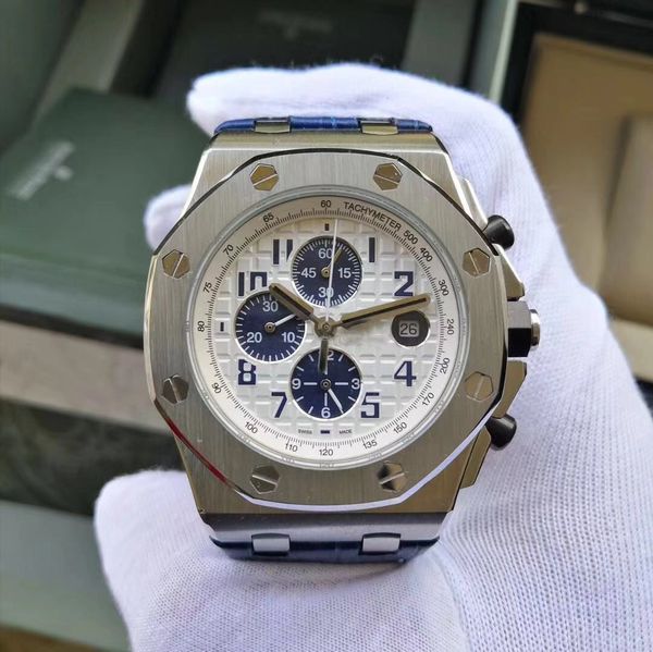 men's watch luxury fashion 42mm stainless steel multifunctional quartz electronic watch, leather calendar quartz electronic watch, Slivery;brown
men's watch luxury fashion 42mm stainless steel multifunctional quartz electronic watch, leather calendar quartz electronic watch, Slivery;brown
