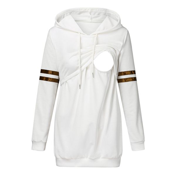 Casual White Women Long Sleeve Maternity Tops Breastfeeding Tops T-Shirt Nursing Pregnancy Hoodie Clothes Breastfeeding Hoodie
Casual White Women Long Sleeve Maternity Tops Breastfeeding Tops T-Shirt Nursing Pregnancy Hoodie Clothes Breastfeeding Hoodie