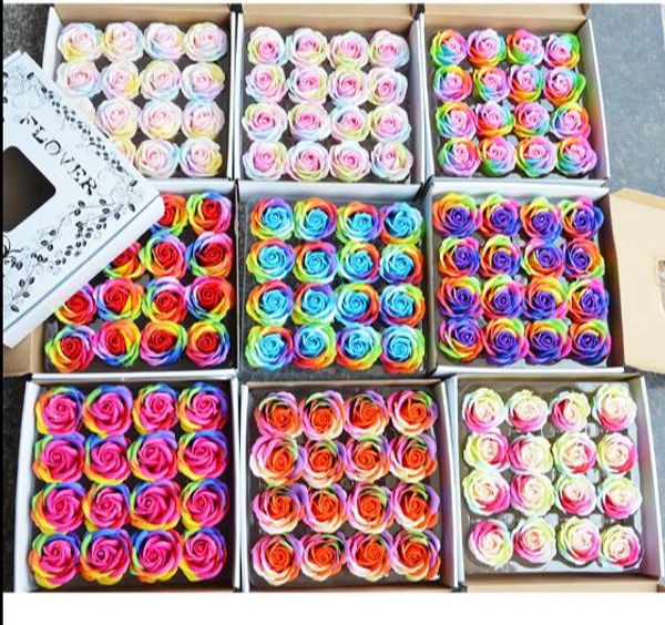 16pcs/set colorful soap rose decorative flowers soap flower petal wedding favors valentine's day gift rainbow rose bouquet
16pcs/set colorful soap rose decorative flowers soap flower petal wedding favors valentine's day gift rainbow rose bouquet
