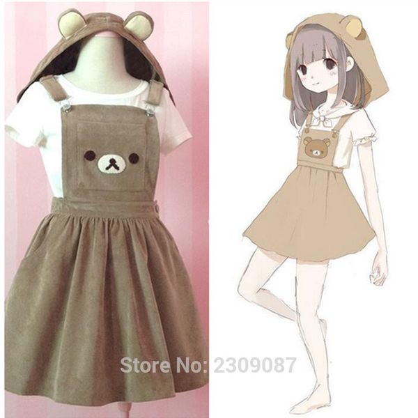 bear rilakkuma straps lolita braces suspender mori girl kawaii dress school clothes vestido ship from us dropping shipping mx200508, Black;pink
bear rilakkuma straps lolita braces suspender mori girl kawaii dress school clothes vestido ship from us dropping shipping mx200508, Black;pink