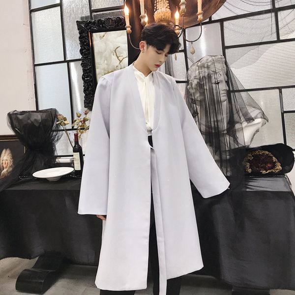 men's trench coats ewq / and women's wear 2021 long sleeve open stitch bandage loose coat vintage style personality elegant fs953, Tan;black
men's trench coats ewq / and women's wear 2021 long sleeve open stitch bandage loose coat vintage style personality elegant fs953, Tan;black