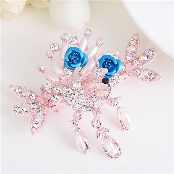 fashion hair accessories headdress horizontal clip rhinestone crab clip peacock rose lady medium plate hair clip, Slivery;golden
fashion hair accessories headdress horizontal clip rhinestone crab clip peacock rose lady medium plate hair clip, Slivery;golden