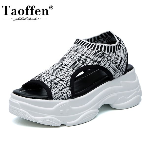 taoffen women summer shoes thick bottom sandals elastic usual shoes woman fashion ladies daily woman footwear size 34-39, Black
taoffen women summer shoes thick bottom sandals elastic usual shoes woman fashion ladies daily woman footwear size 34-39, Black