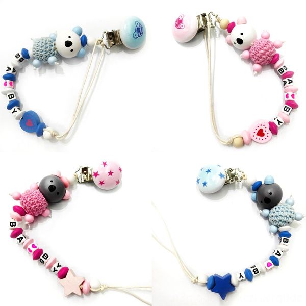 koala head big beads baby pacifier clip bead nipple toy nipple chain toy anti-drop chain clip
koala head big beads baby pacifier clip bead nipple toy nipple chain toy anti-drop chain clip