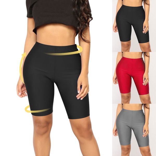 women high waist yoga shorts leggings solid shorts gym fitness compression fit tight push up sports wear slim workout trousers, White;red
women high waist yoga shorts leggings solid shorts gym fitness compression fit tight push up sports wear slim workout trousers, White;red