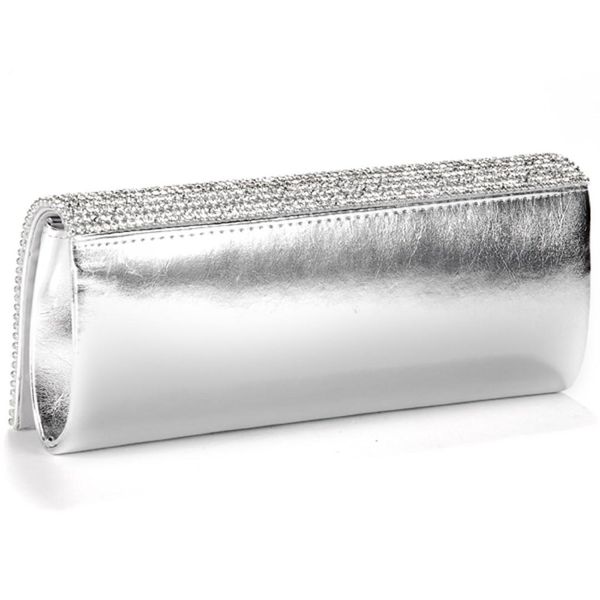 fggs handbag evening wallet pouch imitation patent leather rabat set with rhinestone silvery for women girl
fggs handbag evening wallet pouch imitation patent leather rabat set with rhinestone silvery for women girl