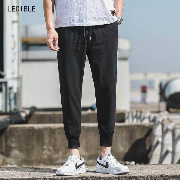 четкий летние брюки mens casual solid sweatpants jogger мужчины пят pant streetwear мужчины брюки outside, Black
четкий летние брюки mens casual solid sweatpants jogger мужчины пят pant streetwear мужчины брюки outside, Black
